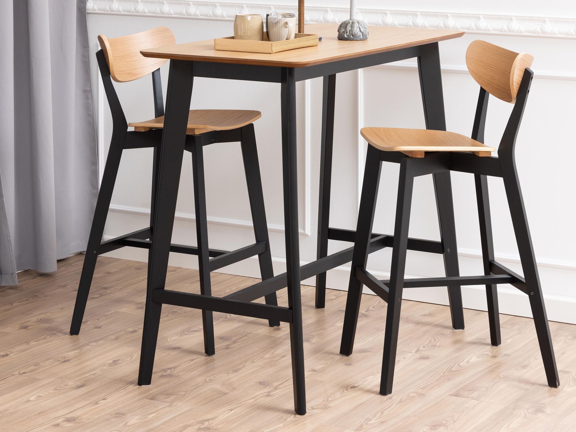 Bartafel ROXY 120 cm bruine eik