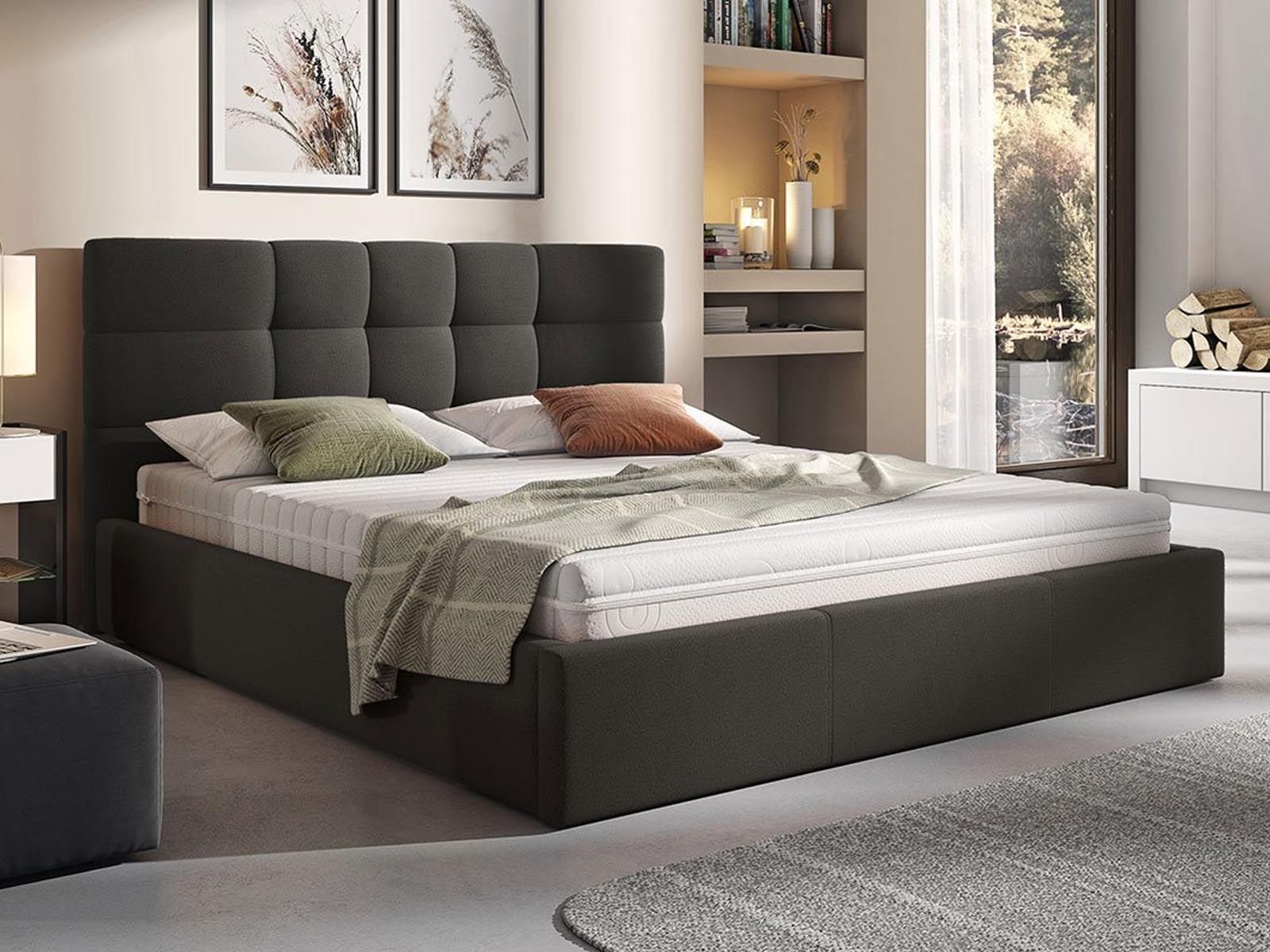  Tweepersoonsbed SWIFTIE 180x200 cm zwart 