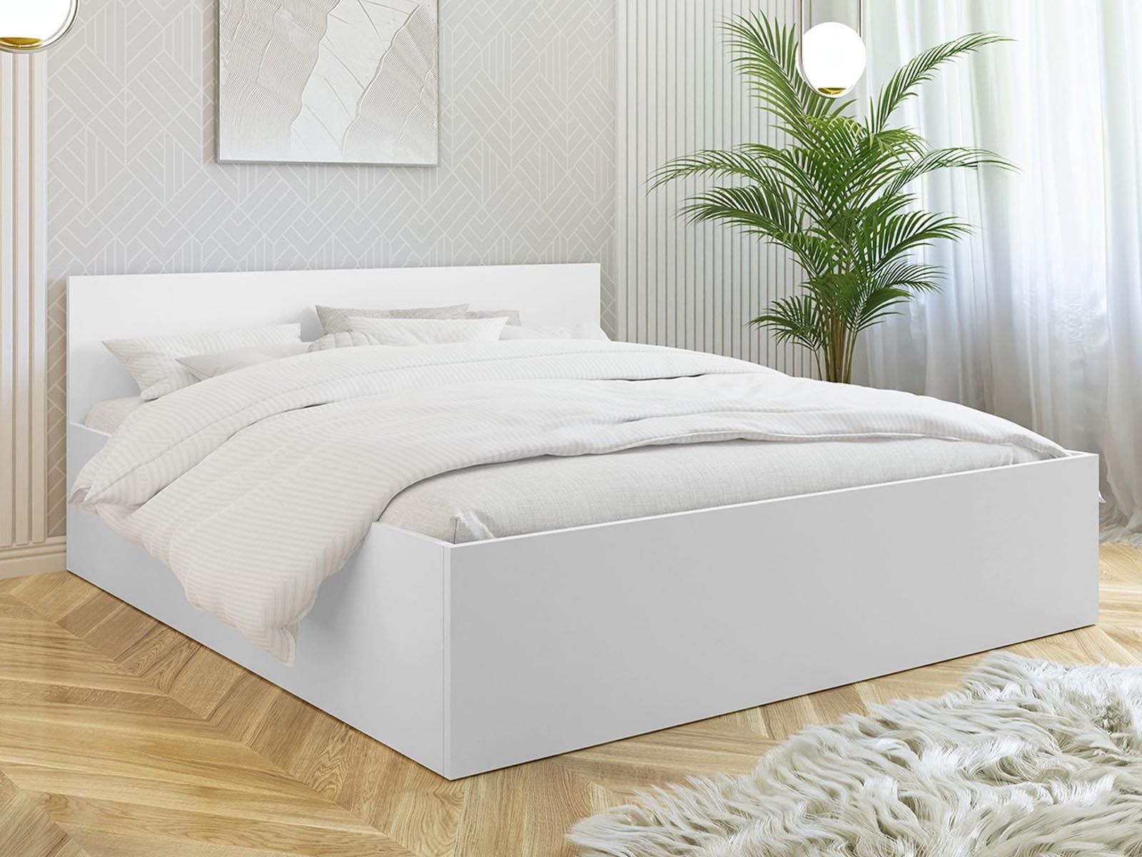 Tweepersoonsbed TOKOMA 180x200 cm wit 