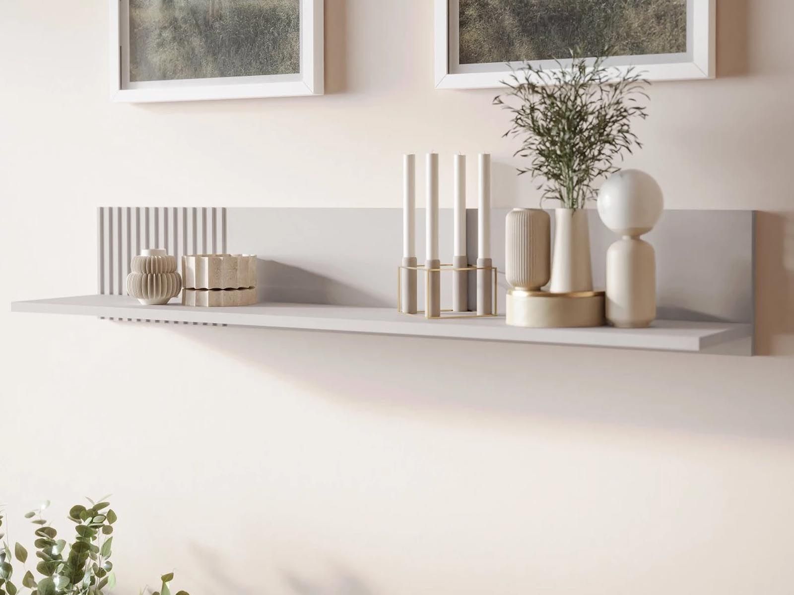 Wandplank LASSIE 120 cm kasjmier