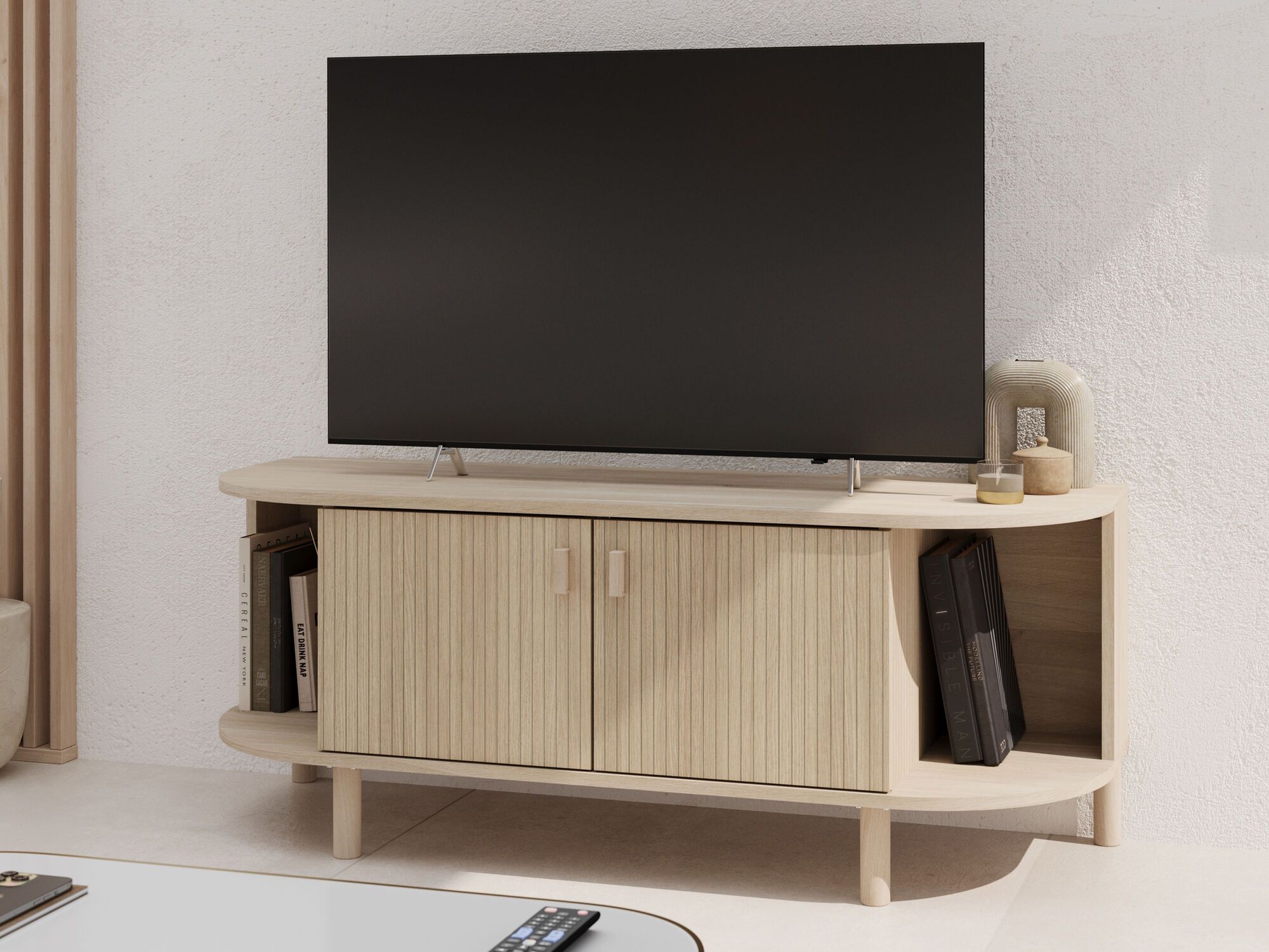 Tv-meubel SOFIA 2 deuren japanse eik