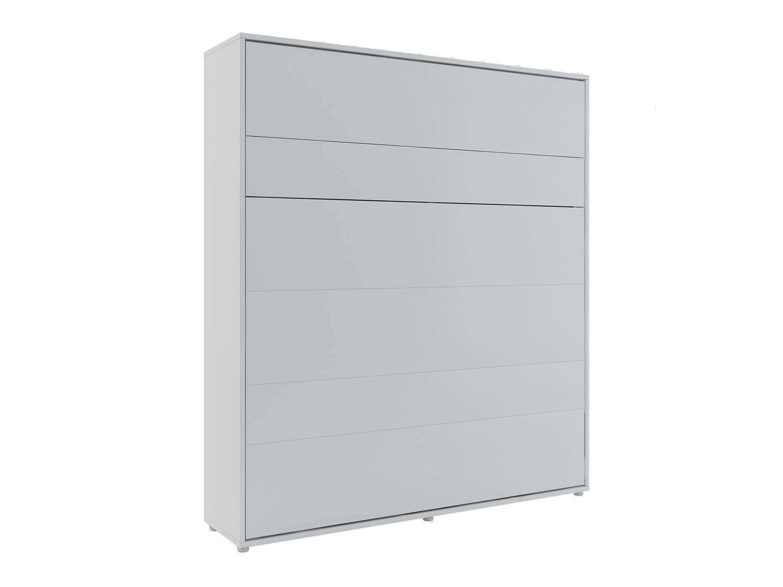 Opklapbed CONCEPTION PRO 180x200 cm mat grijs (verticaal) zonder kasten 