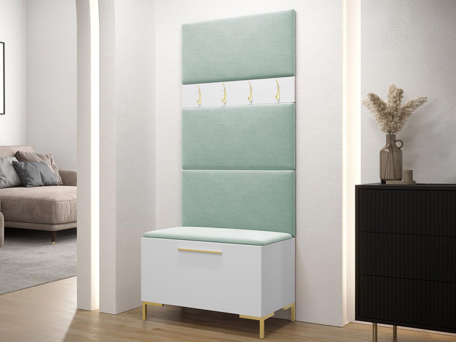 Mobistoxx Vestiaire ZION 1 deur wit/watergroen