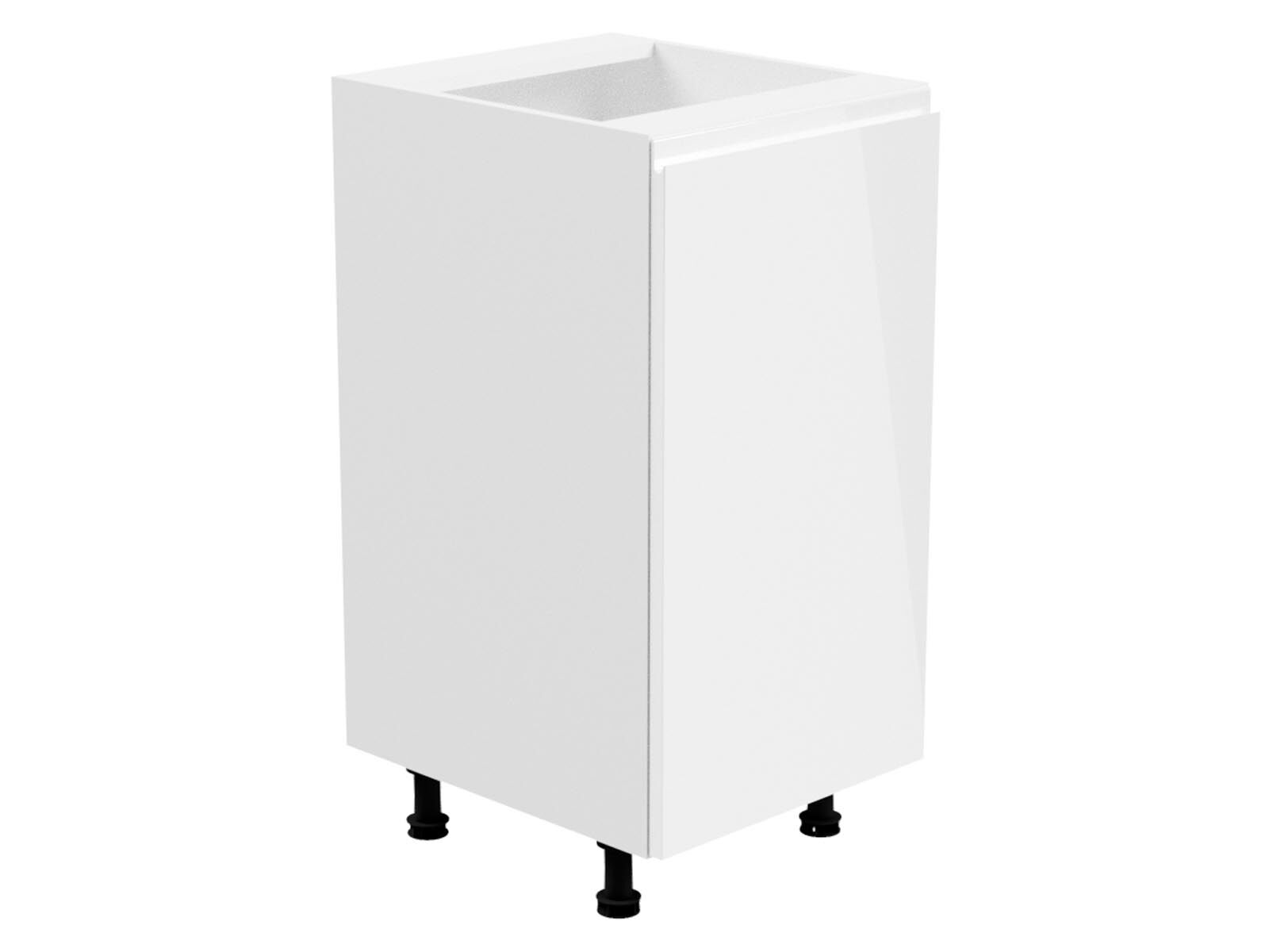 Mobistoxx Keukenkast ASPAS 1 deur links 40 cm wit/hoogglans wit