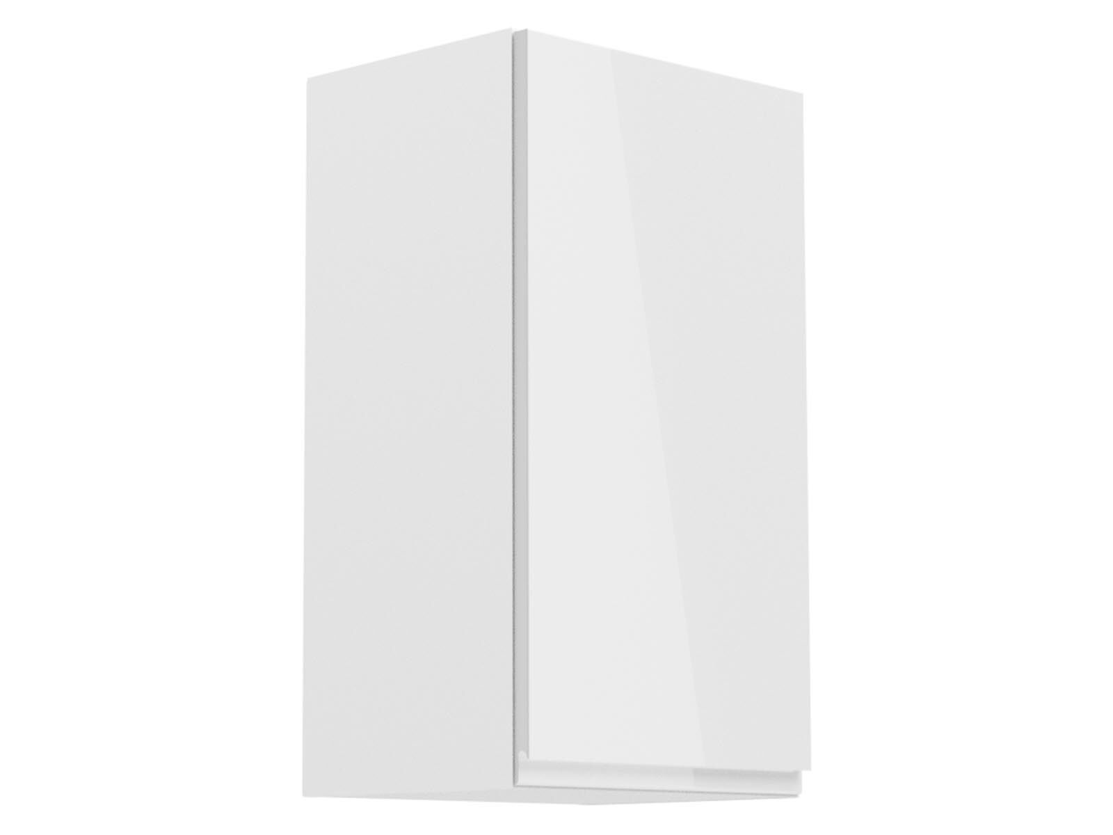 Mobistoxx Hoge keukenkast ASPAS 1 deur rechts 40 cm wit/hoogglans wit