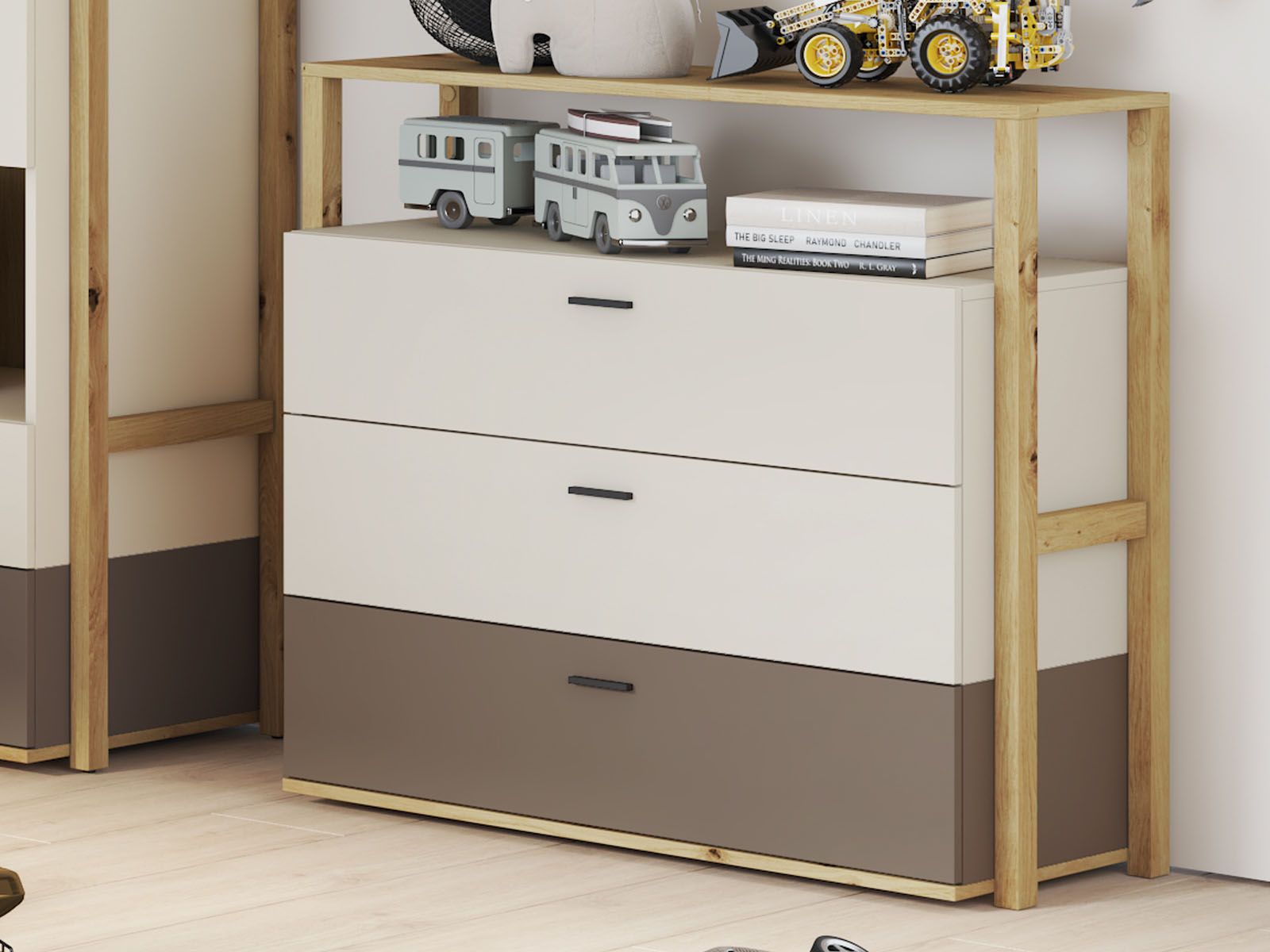 Commode LENAXO 3 lades kasjmier 