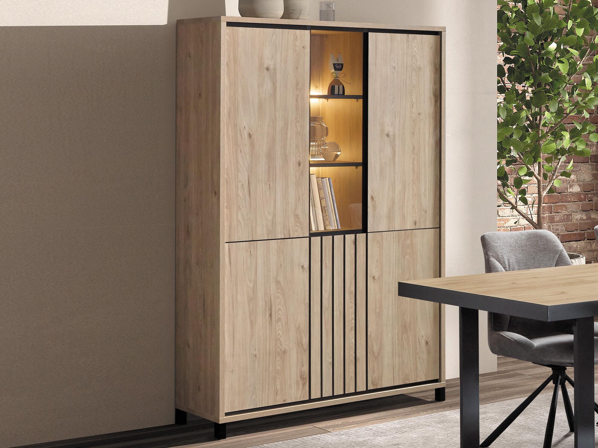 Mobistoxx Barkast TRAVIRIS 5 deuren castella met led