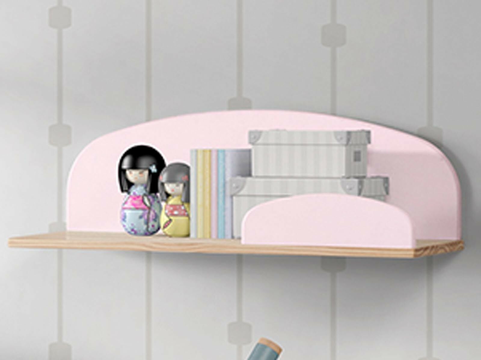 Hangplank KIKI 65 cm roze