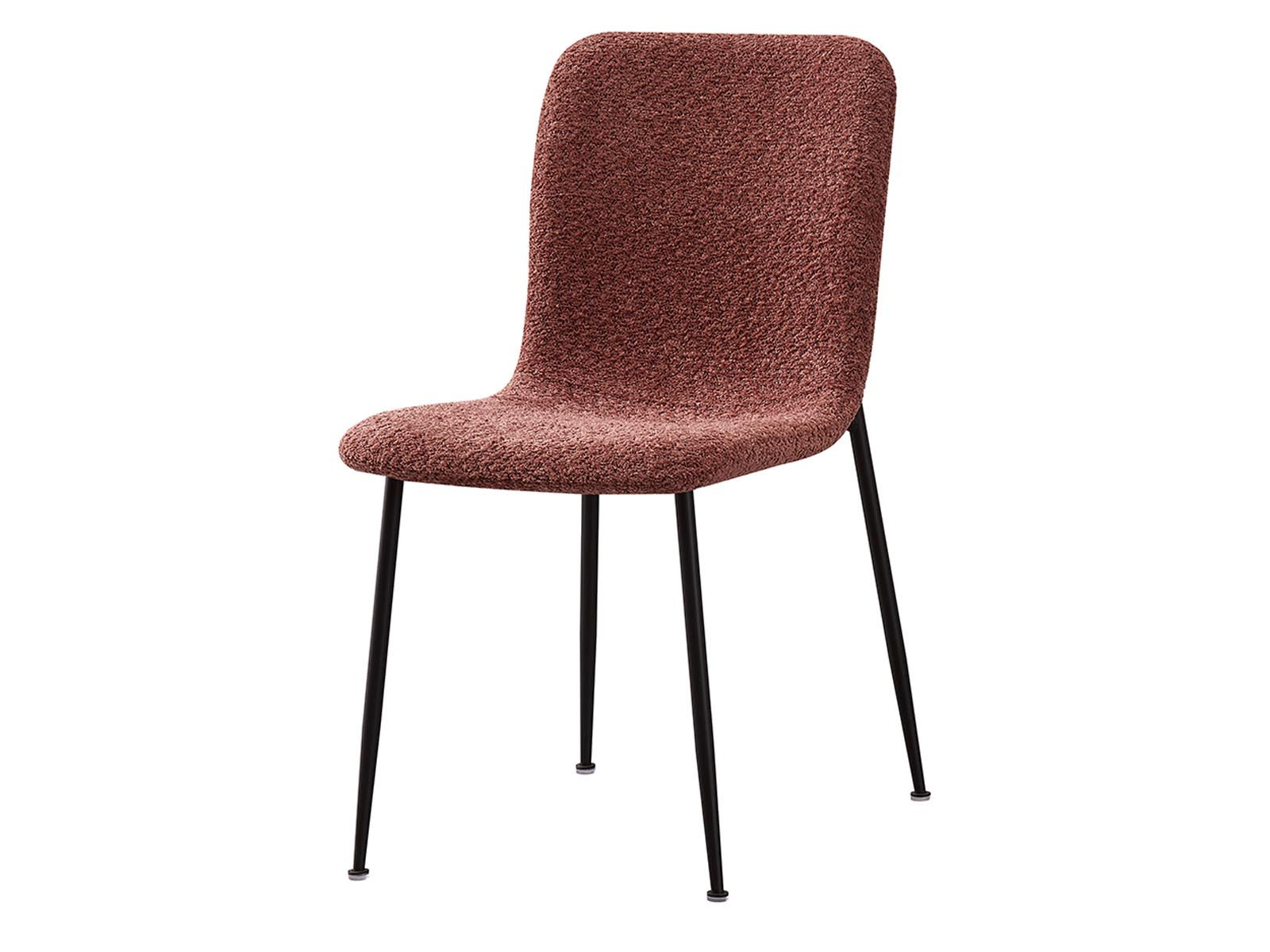 Stoel ALIBABA bouclé stof roze