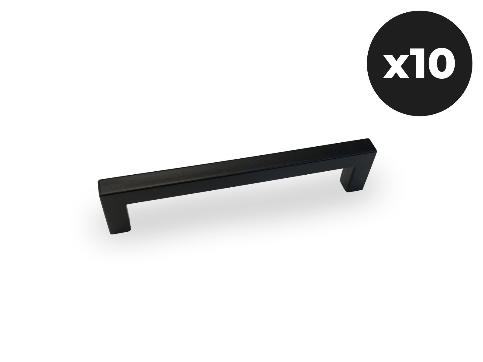 Set van 10 handgrepen WASHING zwart afbeelding