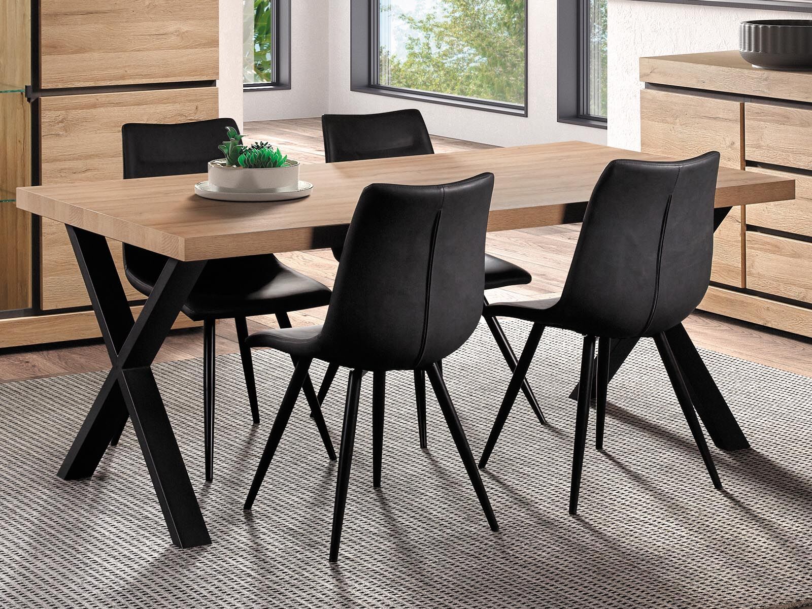 Eettafel MARNOIX 200 cm franse eik 