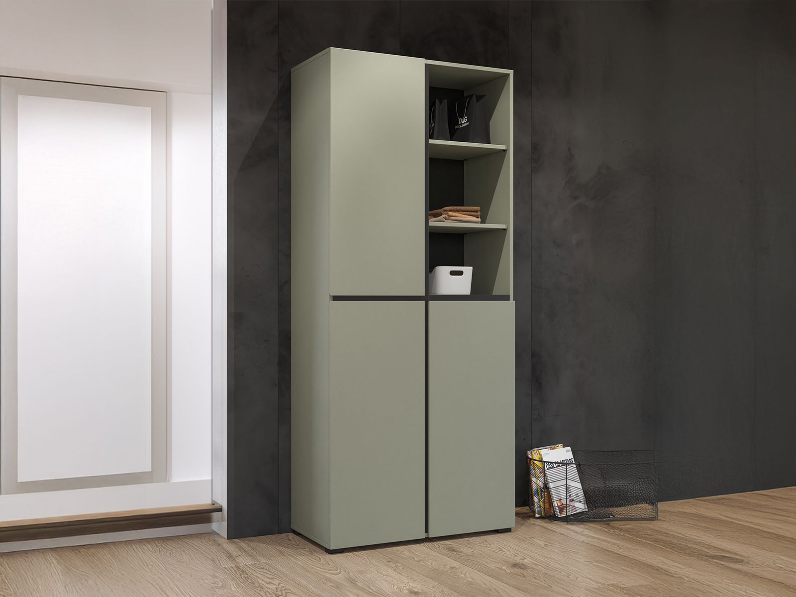 Kast CROSSAIR 3 deuren groen afbeelding