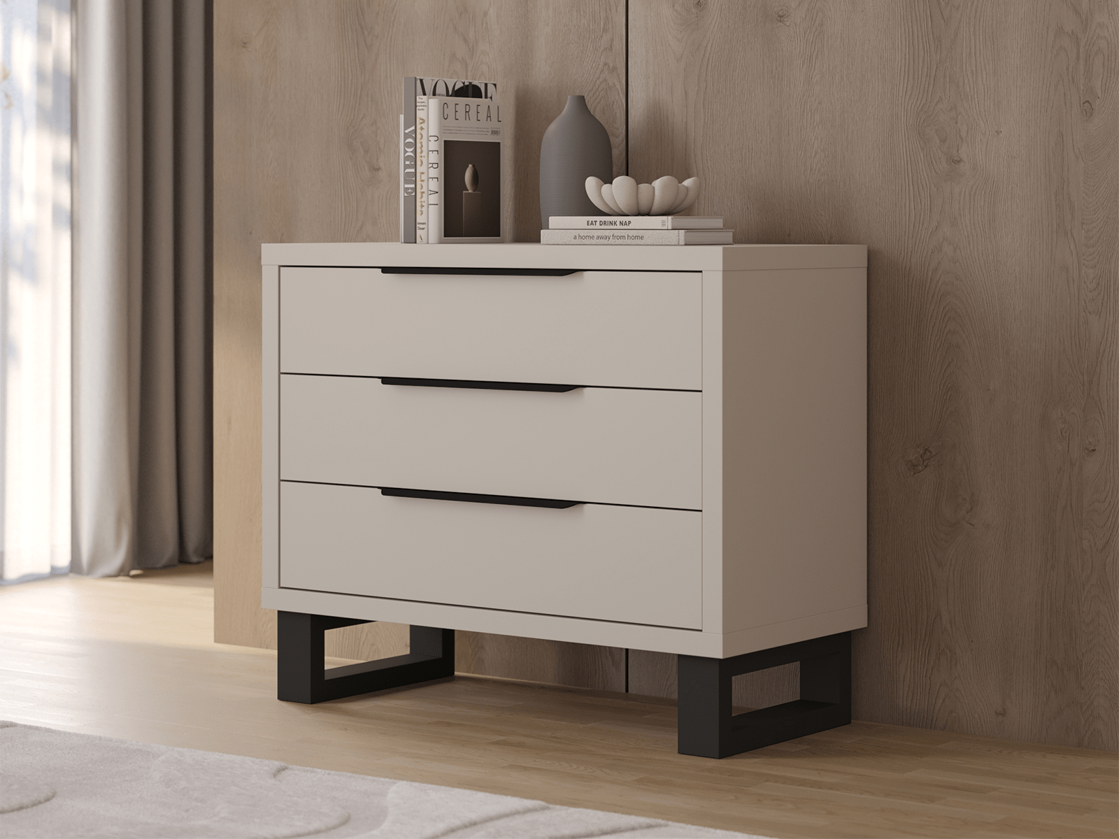 Mobistoxx Commode HAMETTE 3 lades kasjmier