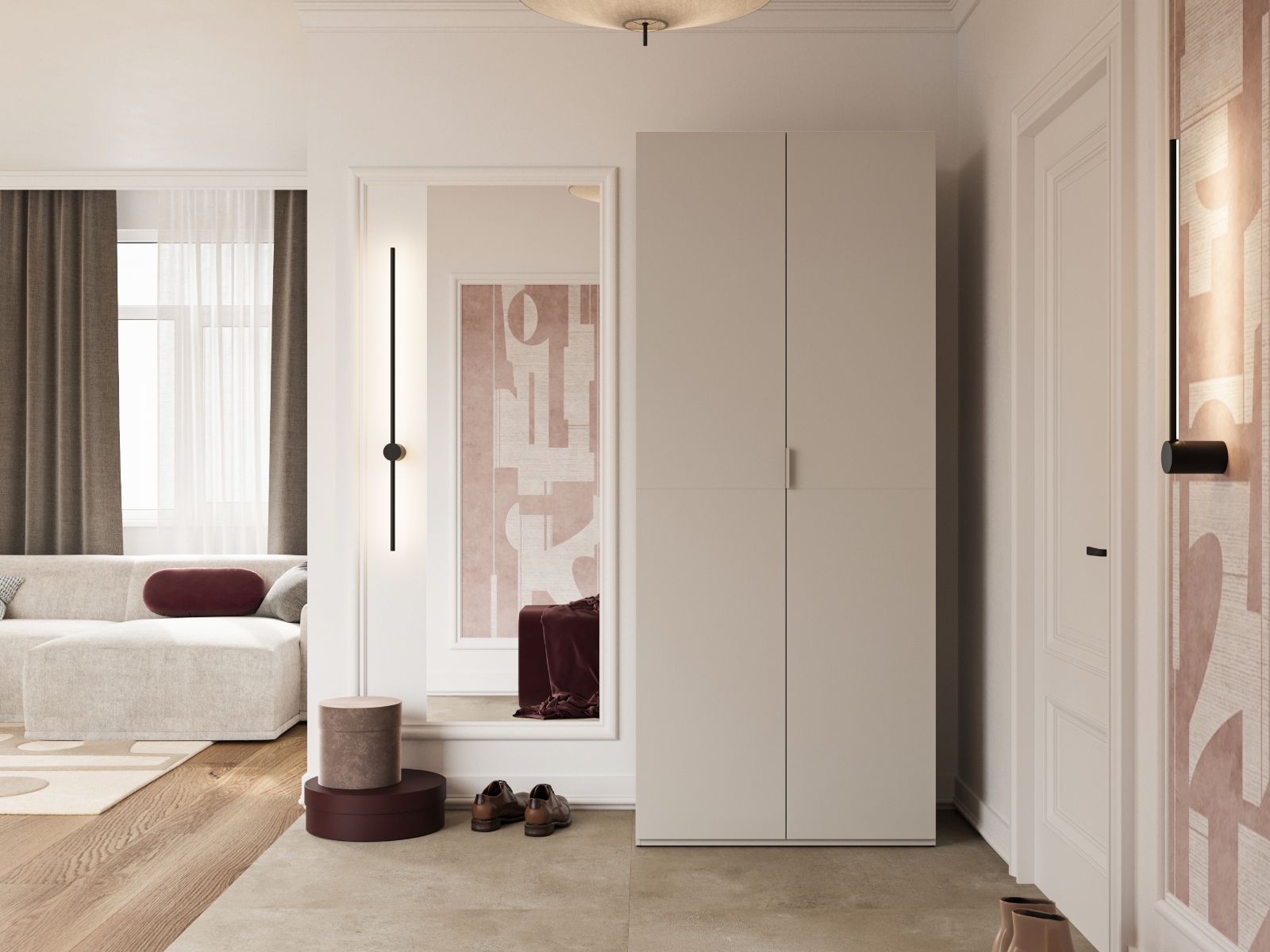 Kast MATANA 2 deuren kasjmier