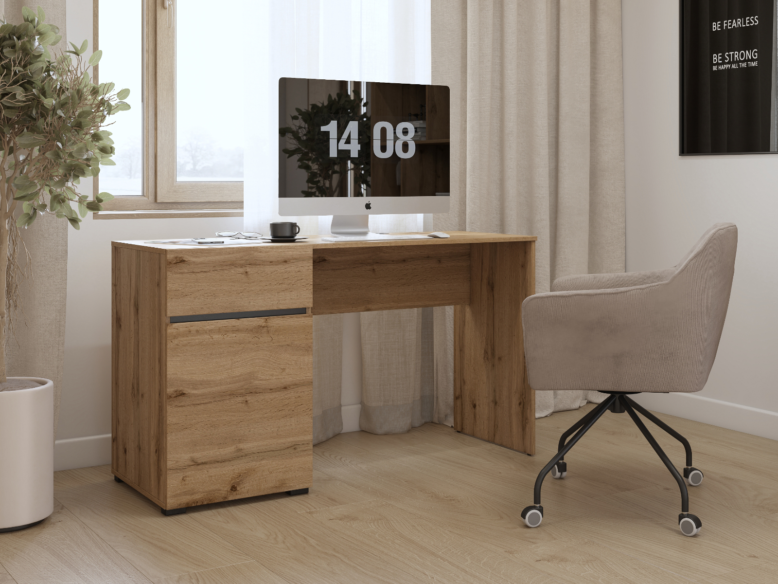 Mobistoxx Bureau CROSSAIR 130 cm wotan eik