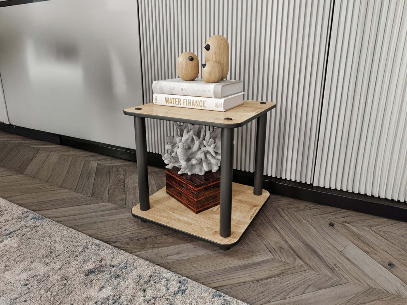 Mobistoxx Bijzettafel BOOKY 34 cm eiken