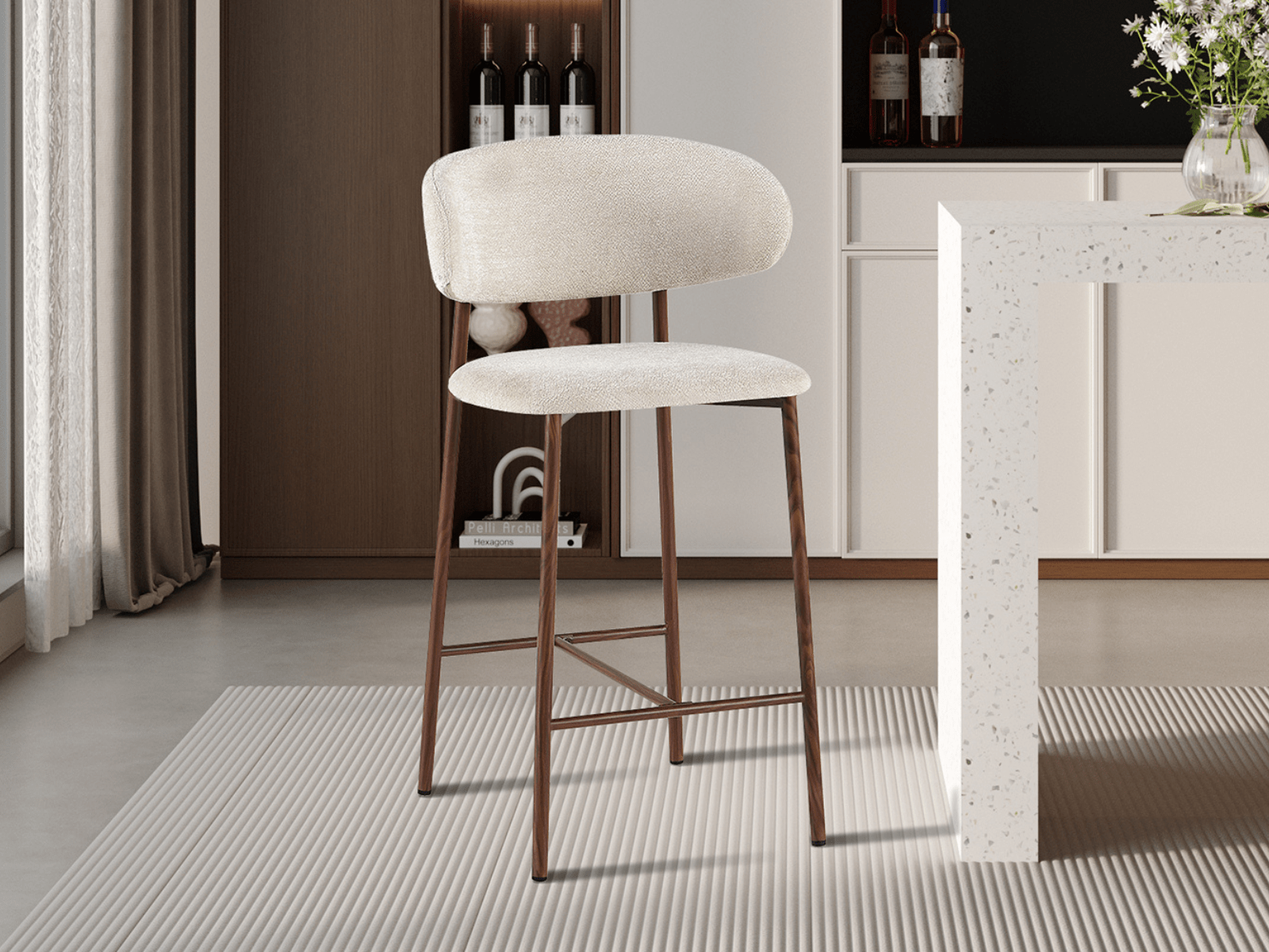 Barkruk CORNELIS beige