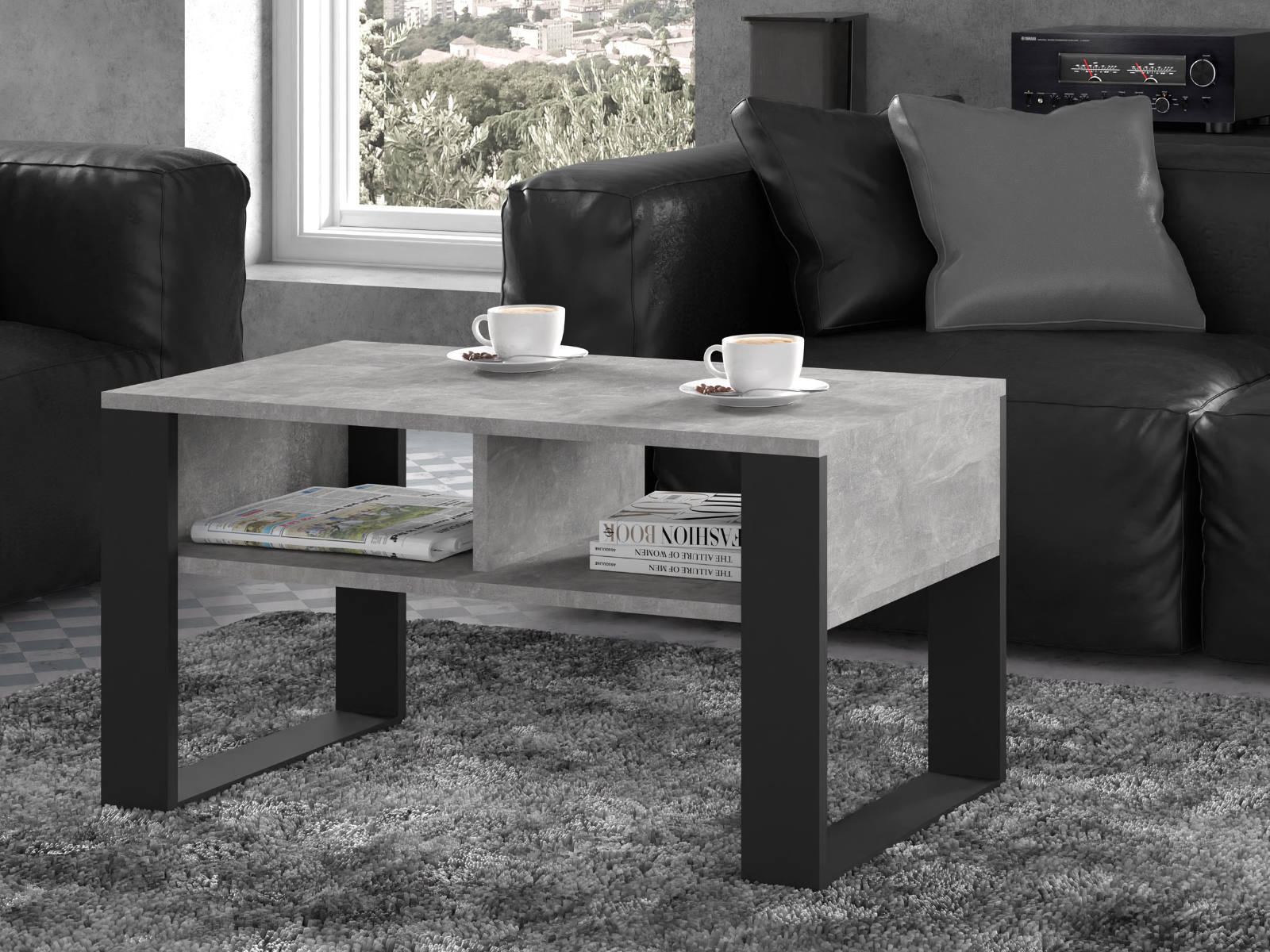 Salontafel PLUCA 90 cm beton