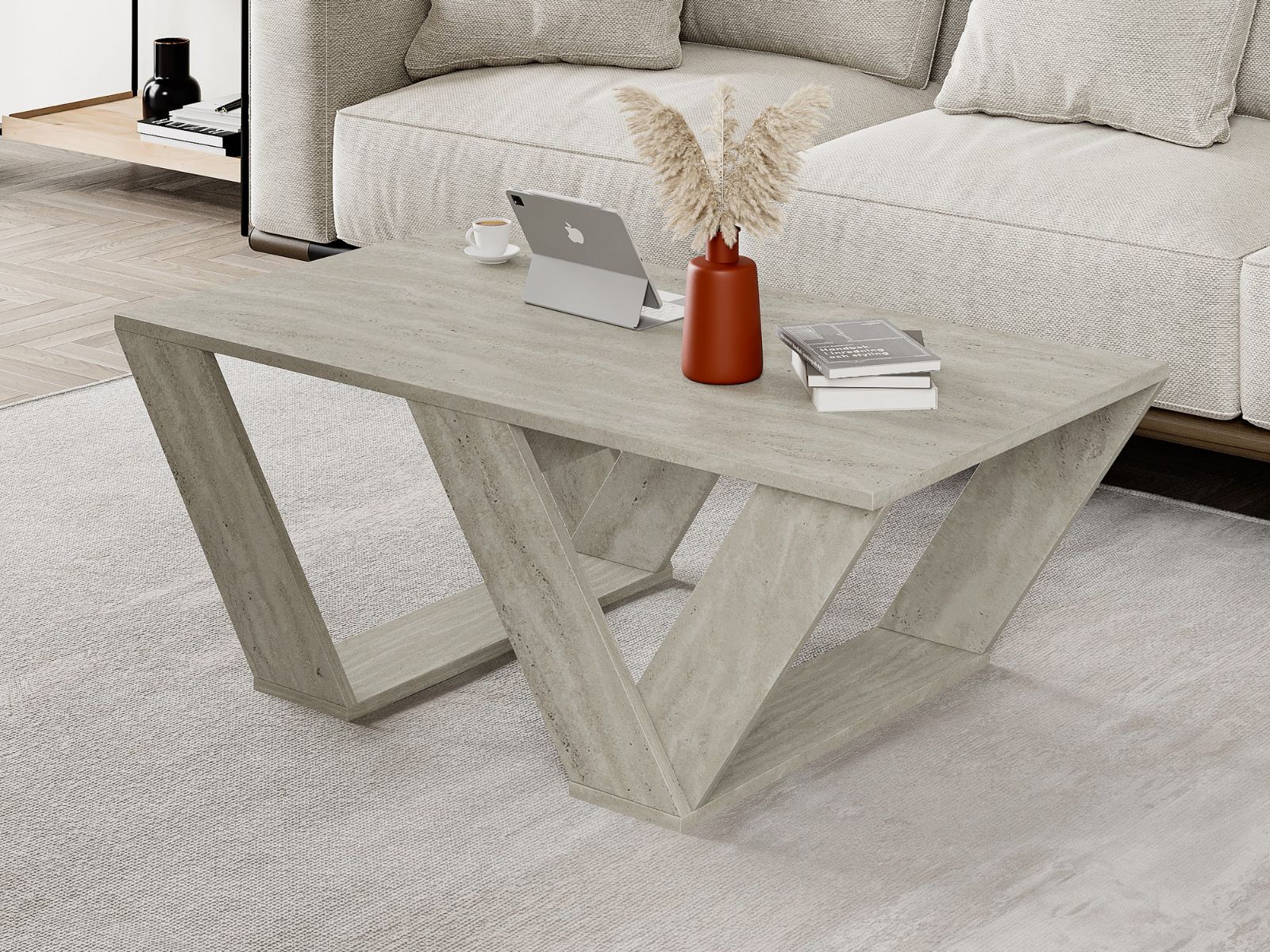 Mobistoxx Salontafel PIPO 110 cm travertin