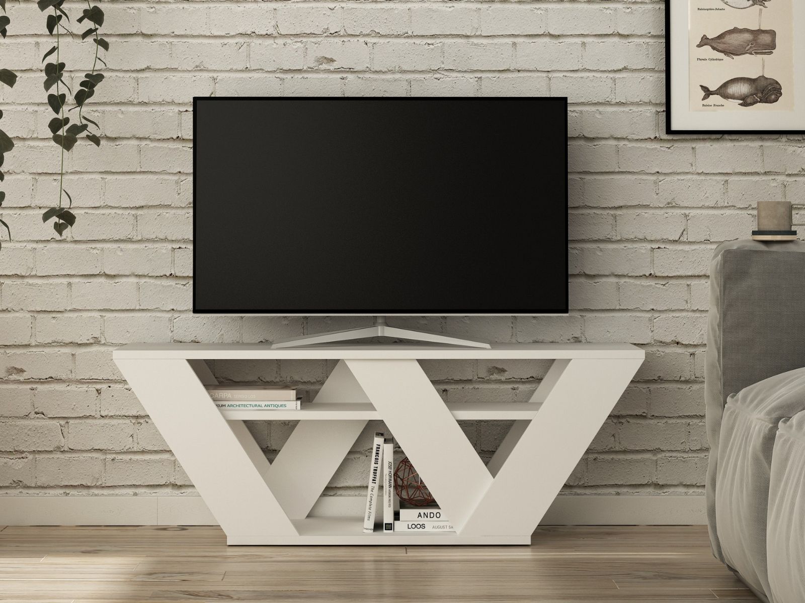 Mobistoxx Tv-meubel PIPO 110 cm wit