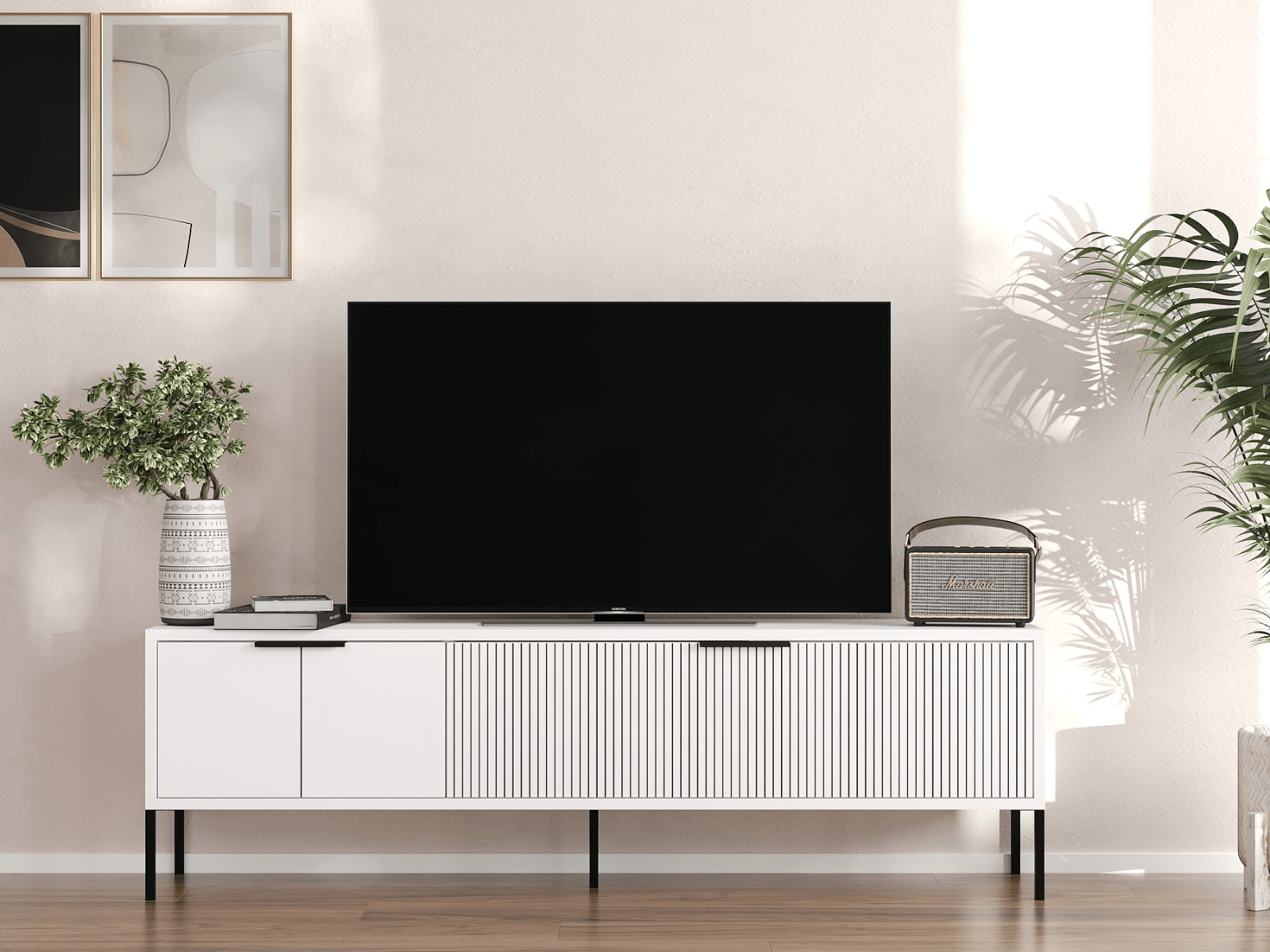 Tv-meubel NOPA 2 deuren wit