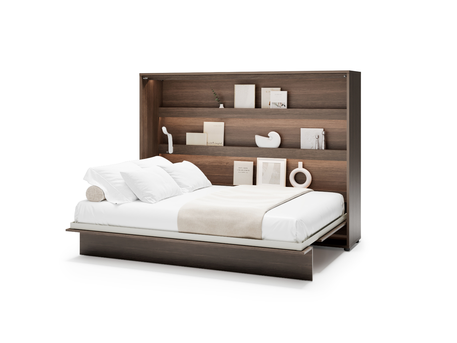 Mobistoxx Opklapbed CONCEPTION PRO 140x200 cm dunin eik (horizontaal) met matras