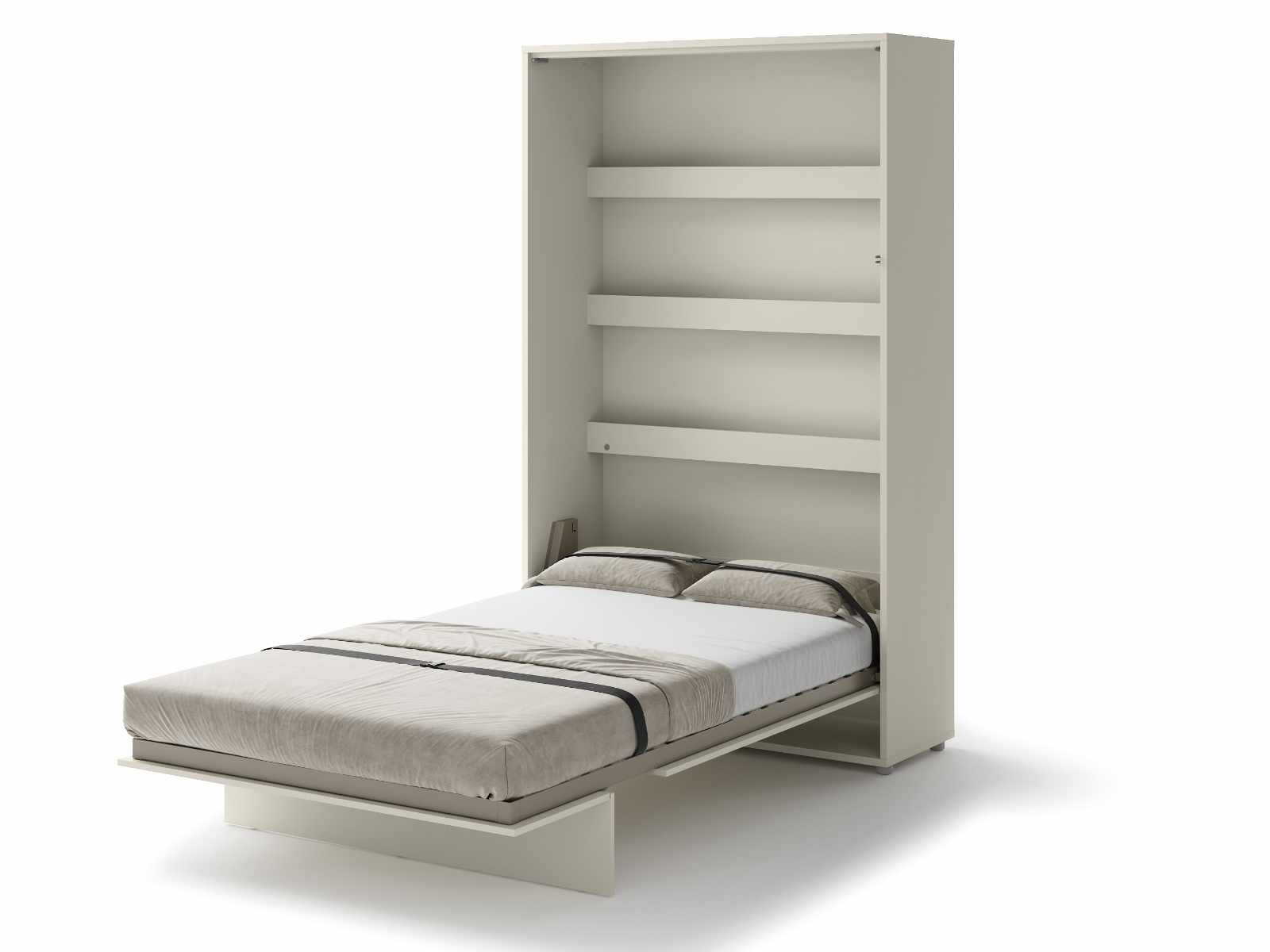Mobistoxx Opklapbed CONCEPTION PRO 120x200 cm kasjmier (verticaal) zonder kasten met matras