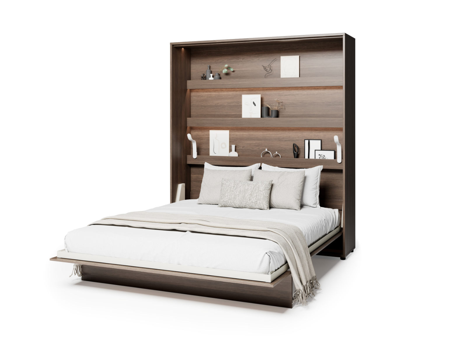 Mobistoxx Opklapbed CONCEPTION PRO 180x200 cm dunin eik (verticaal) met matras