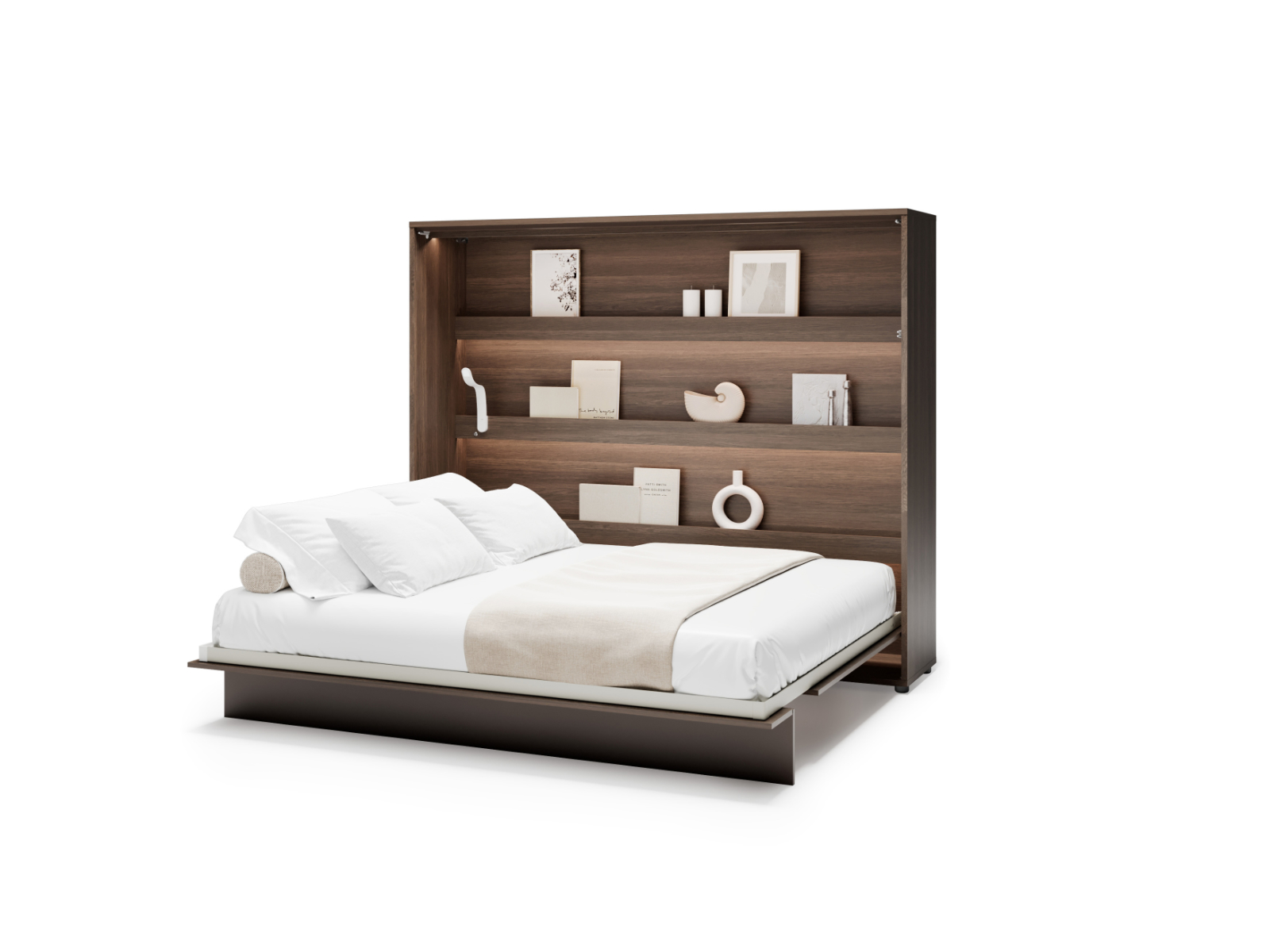 Mobistoxx Opklapbed CONCEPTION PRO 160x200 cm dunin eik (horizontaal) met matras