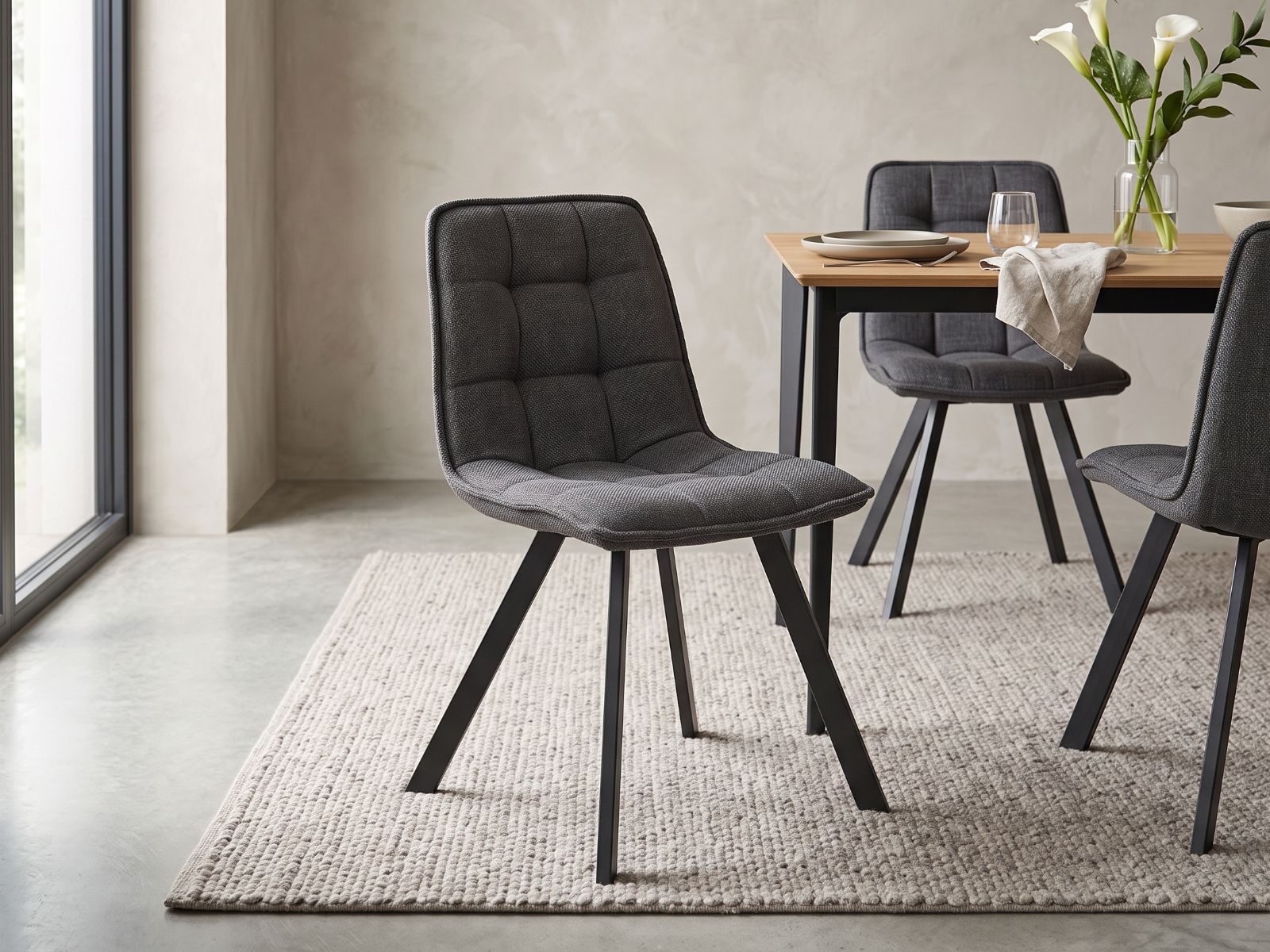 Stoel ELEGA antraciet