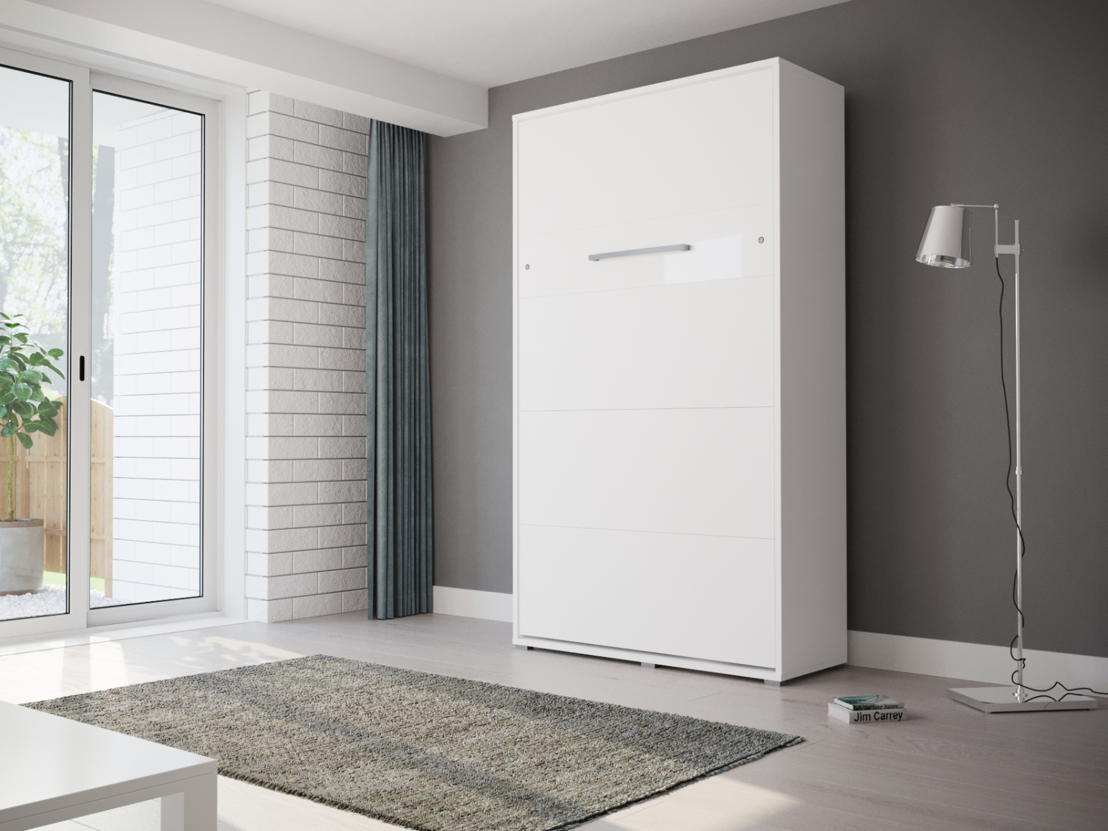 Mobistoxx Opklapbed HOUDI 120x200 cm wit