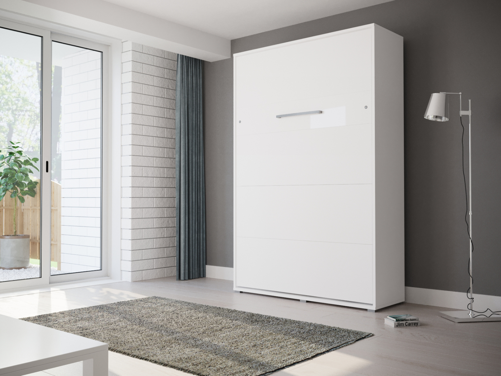 Mobistoxx Opklapbed HOUDI 140x200 cm wit