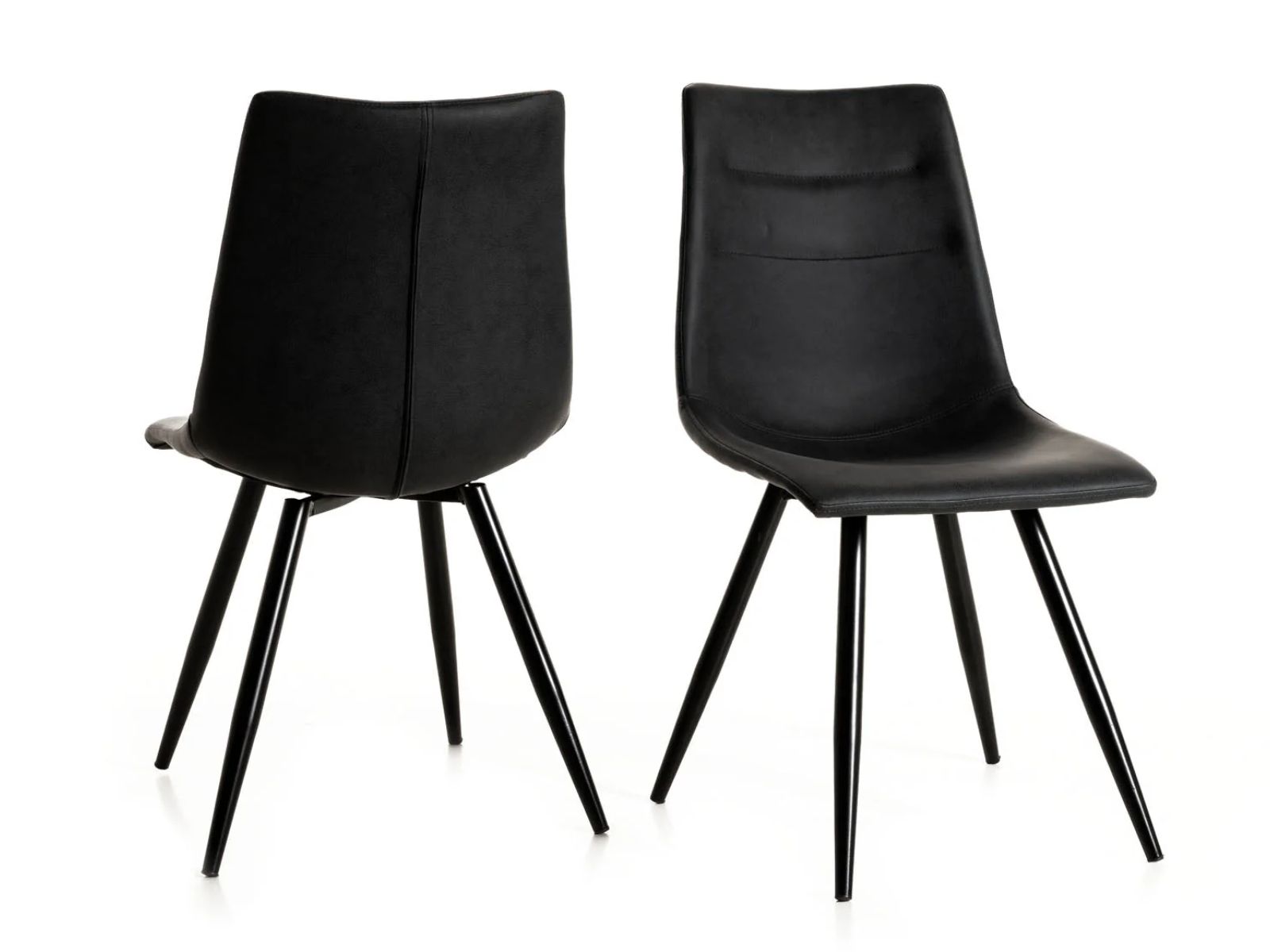 Set van 2 stoelen MARNOIX zwart afbeelding