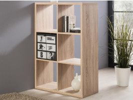 Boekenkast MAXIM 6 vakken sonoma eik