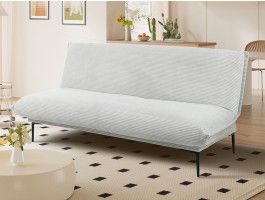 Slaapbank ALIONA 2 plaatsen lichtgrijs