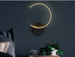 Wandlamp MOUNIA 1 lamp zwart