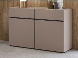 Commode CROSSAIR 2 deuren 2 lades taupe