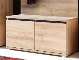 Halbank LIVINGSTONE 2 deuren noble eik