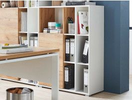 Kast LISBONNE 1 deur wit/navarra eik