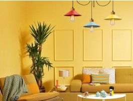 Hanglamp SOOTY 3 lampen multi kleuren