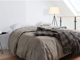 Staande lamp TRIODOS 1 lamp zwart/wit