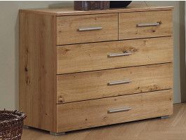 Dressoir FLASH 5 lades artisan eik