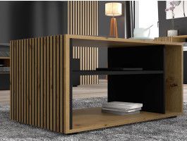 Rechthoekige salontafel ORISA artisan eik 