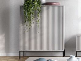 Commode NORYA 2 deuren grijs