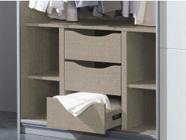 Ladeblok met legplank BETA natuurlijk linnen