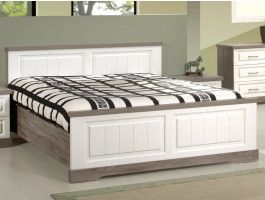Bed IVANA 180x200 cm truffel/porselein
