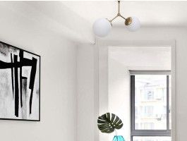 Hanglamp DAMSON 2 lampen geel