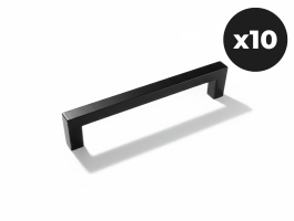 Set van 10 handgrepen WASHING zwart