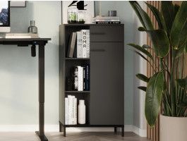 Kast POLYGON 1 deur 1 lade grafiet
