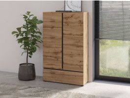 Commode CROSSAIR 2 deuren 1 lade wotan eik